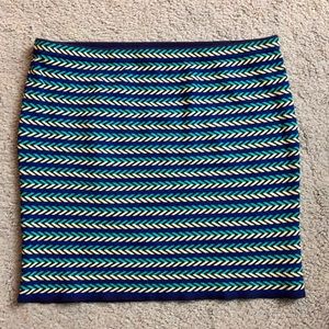 Cute patterned sweater skirt